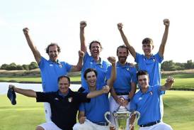 Galleria Campionato del Mondo di Golf a Squadre: vittoria per l’Italia con il nostro studente Marco Florioli
