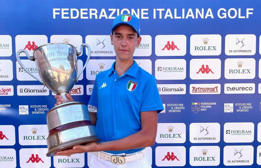 Marco Florioli, nostro studente del Liceo Sportivo, è Campione Italiano Golf Under 18!