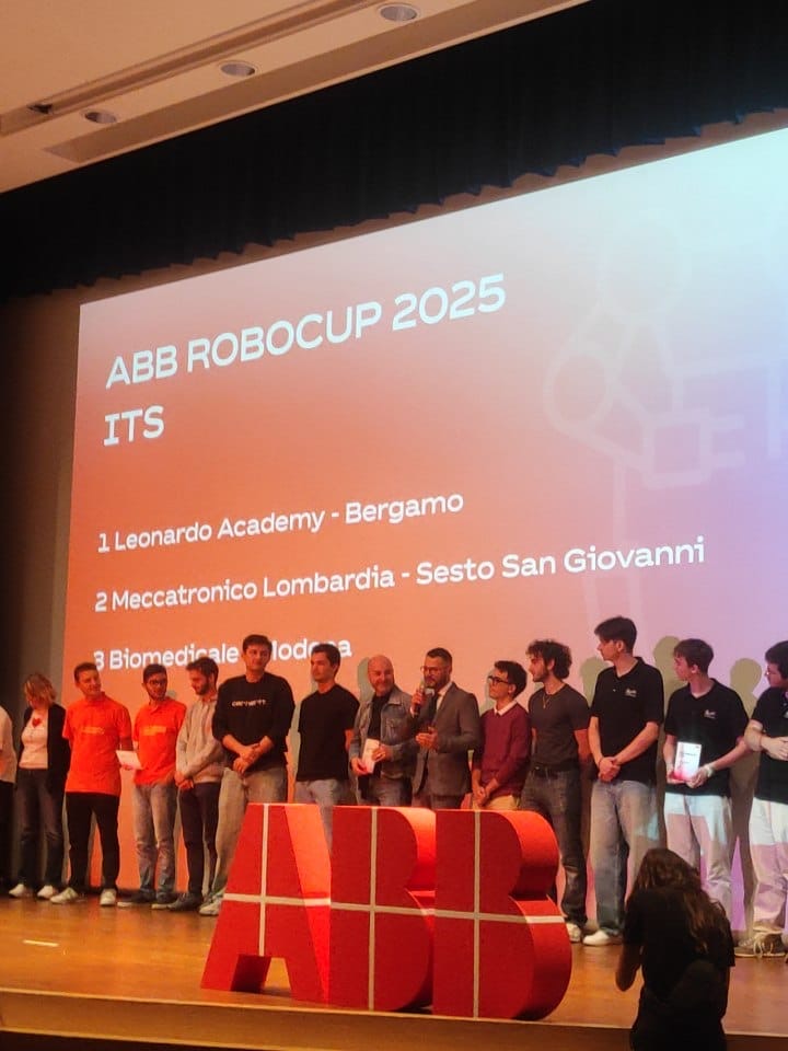 Complimenti ITS Leonardo Academy, vincitori della ABB RoboCup 2025!
