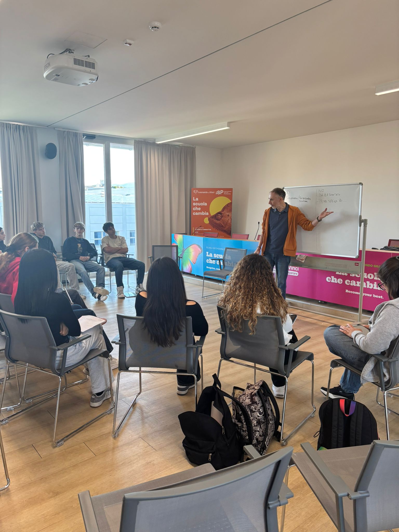 Formazione in corso per la Leonardo Escape Room di BergamoScienza