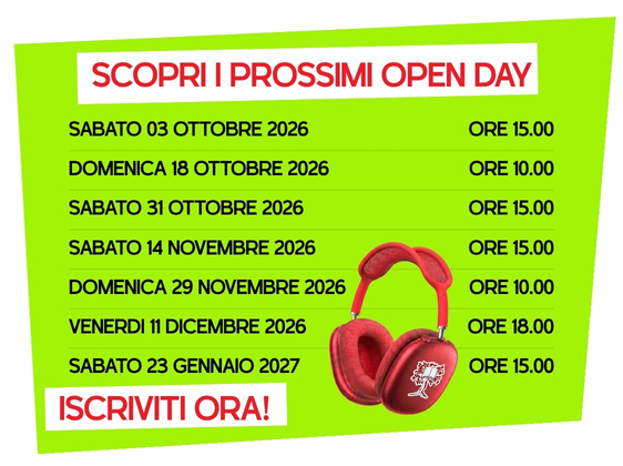 Open Day Scuole Superiori 2026/2027