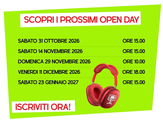 Open Day Scuole Superiori 2026/2027